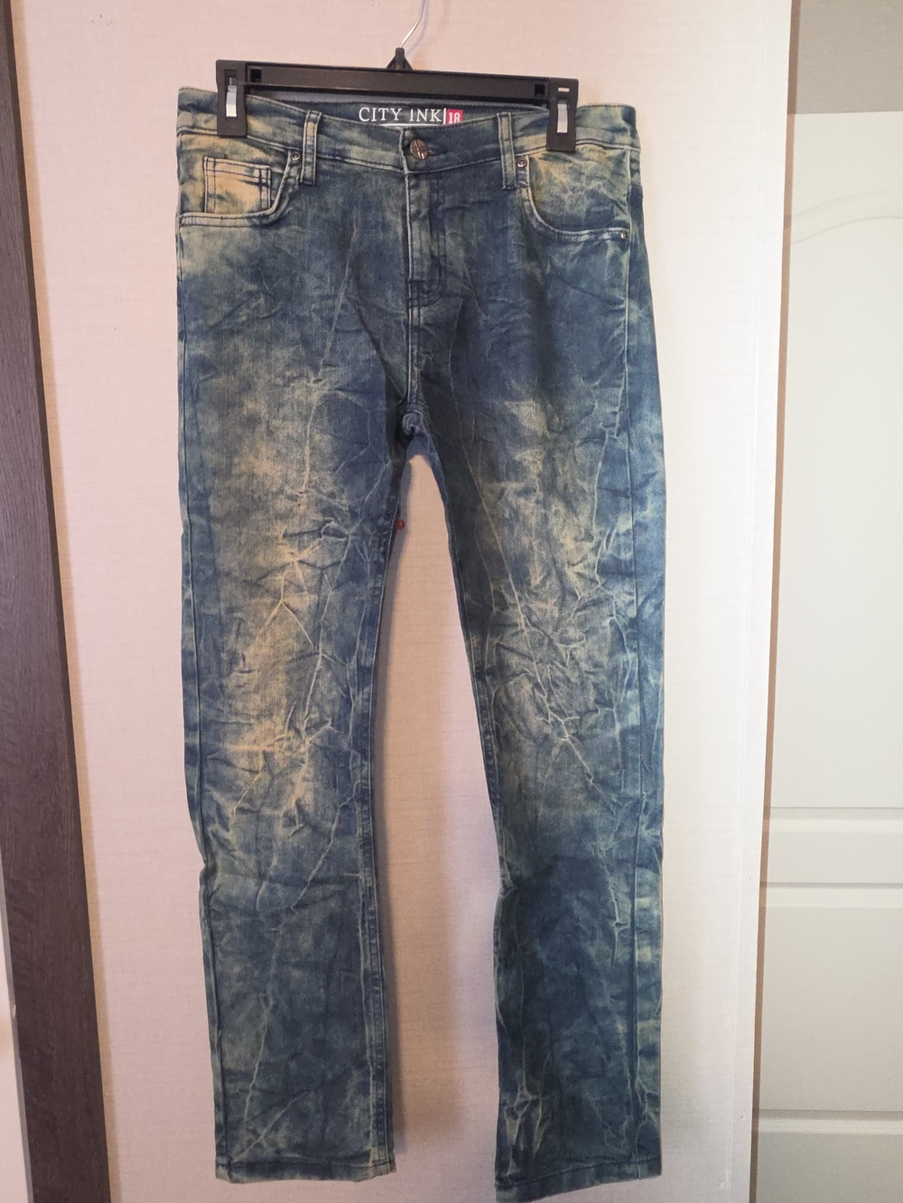 Boys Blue Washed Denim Jeans